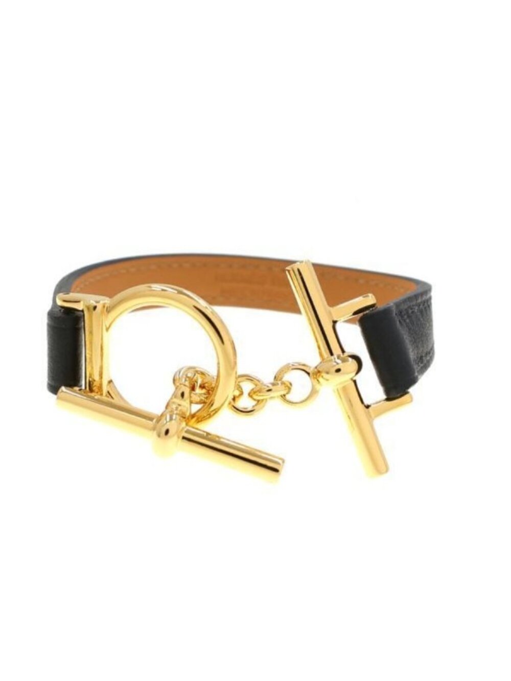 Hermes Leather Bracelet Croisier
